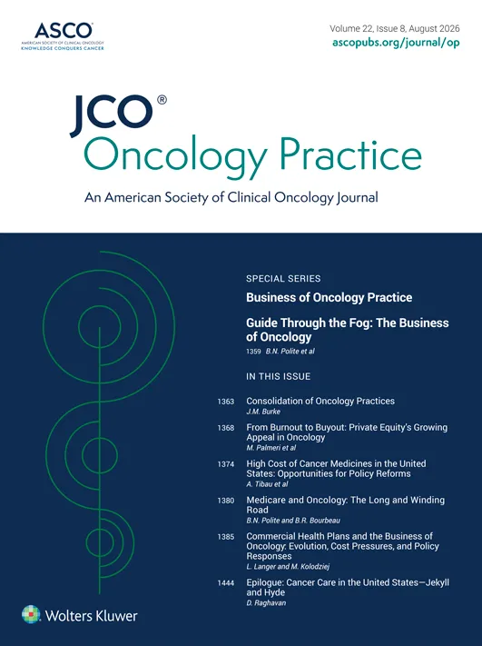 JCO Oncology Practice cover design